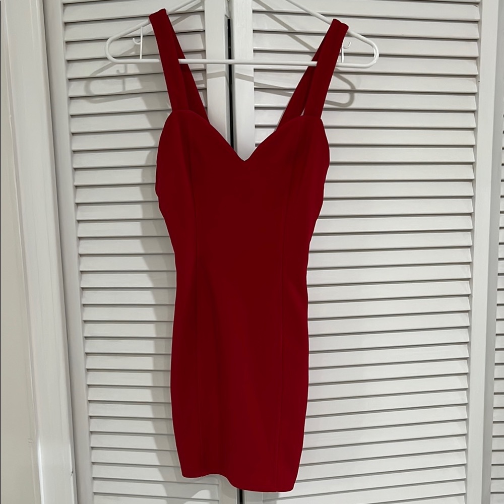 Red Bodycon Mini Dress